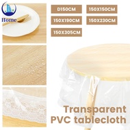 Clear Tablecloth Protector Waterproof Clear Plastic Tablecloth Oil Proof Plastic Table Cover Table P