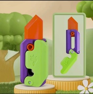 Mainan pisau wortel gravitasi . Gravity Knife Toy gravity carrot knife 3d printing fidget toys