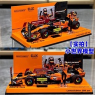 Ready Stock Mini Cut 1: 43 McLen F1 MCL39 with Score Plate Resin Car Model MINICHAMPS