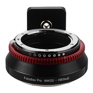 Fotodiox Pro Lens Mount Adapter, Nikon Nikkor F Mount G-Type D/SLR Lens to Hasselblad XCD Mount Mirr