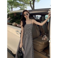 V2836 Aholic 3-color 2-strap pleated dress