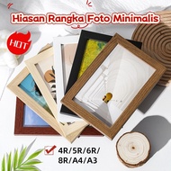 Simple Wooden Photo Frame | Swing Table Photo Frame 4R 5R 6R 8R A4 A3 Size | Home Decoration Wall Ph
