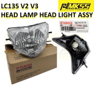 LC 135 NEW HEADLIGHT UNIT YAMAHA 135LC V2 V3 HEADLIGHT  LAMPU DEPAN LAMPU BESAR 50C-H4310-01