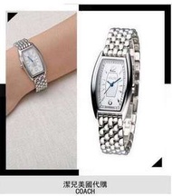美國代購COACH 14501039 全新正品 時尚簡約女款 石英手錶 現貨促銷直購價