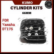 Motorcycle 66mm Engine Cylinder 175CC Piston Gasket Ring Kit Motor for Yamaha DT 175 DT175 Motobloc