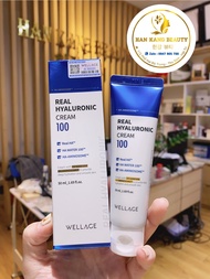 Kem Dưỡng ẩm Làm Dịu Da Wellage Real HYALURONIC 100 Cream 50ml (XANH DƯƠNG)