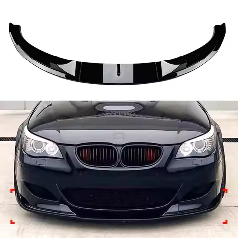Car Front Bumper Lip Spoiler Splitter Diffuser For BMW 5 Series E60 Original-M5 2005-2010 3Pcs Modif