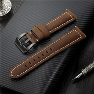 Penang Ship] Vintage Genuine Leather Strap Band - Realme Watch S2 3 3 Pro 2 2 Pro S S Pro Dizo Watch