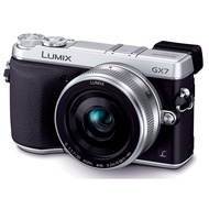 [USED in Japan] Panasonic Mirrorless Camera Lumix GX7 Lens Kit with Prime Lens, Silver DMC-GX7C-S
