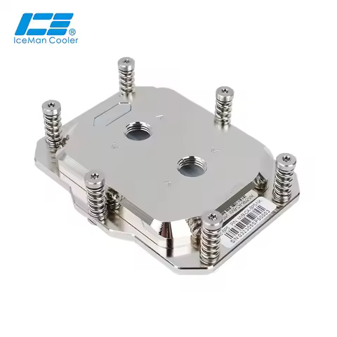 IceManCooler CPU Water Block For AMD Socket SP5 Platform Full Copper,Support EPYC 9004 Micro Channel