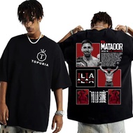 T-shirt Grafik El Matador Who Is Ilia Topuria Pakaian lelaki Fesyen retro T-shirt lengan pendek T-sh