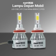 [Pay on Delivery] TaffLED Car Headlights LED Headlight H11 COB Cool White 2 PCS - C6