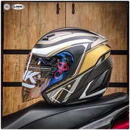 หมวกกันน็อค LINK รุ่น EROS ทรงเปิดหน้า มีให้เลือกหลายสี 3 Size รองรับ Bluetooth