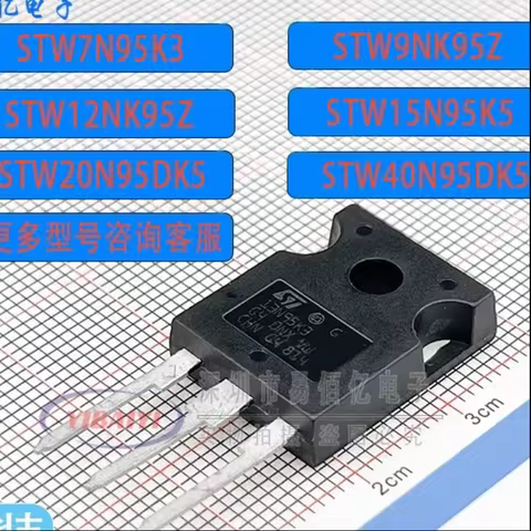 STW6N95K5 7N95K3 9NK95Z 10N95K5 12NK95Z 13N95K3 15N95K5 20N95DK5 20N95K5 22N95K5 25N95K3 40N95DK5 40