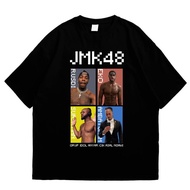 【Cod】 Jmk48 Ngawi Rusdi Eko Uratman Washable Mbatukam Fashion T-Shirt T-Hirt - Eme Ticker T-Hirt - S