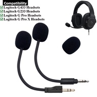 1 Pcs Replacement Game Mic Microphone Cable for Logitech G233 G433 G Pro X GPro GPROX Gaming Headsets