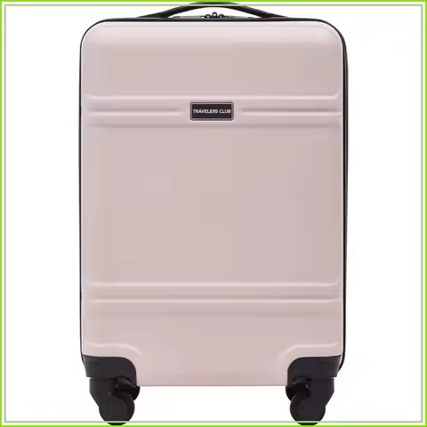 22" Carry-On Spinner Luggage, ABS Hard Shell, 360° Wheels, Lightweight Travel Suitcase