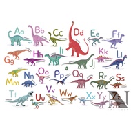 ABC POSTER,DINOSAUR ALPHABET POSTER,preschool poster,poster bergambar kanak kanak, homeschool
