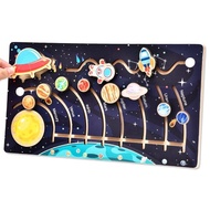 Premium Solar System Solar System Maze Board High Quality Slide Puzzle Educational Toy