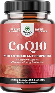 CoQ10 200mg per serving Liquid Capsules Supplement - High Absorption Coenzyme Q10 200mg per serving 