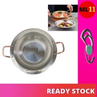 Honeycomb Steamboat Wok Pot / Stainless Steel Honeycomb Wok / Kuali Honeycomb Bertangkai (30cm / 32c