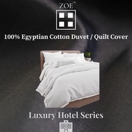 Zoe 100% Egyptian Cotton Duvet/Quilt Cover with Flap Hotel Quality - Super Single/Queen/King Quilt C