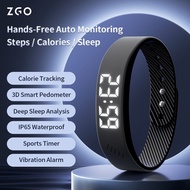 ZGO Smartwatch Health Tracking Waterproof IP67 Sport Fitness Multifunctional Fashion Light Unisex