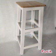 Chair whiteRNA cafe wooden bench 70cm *