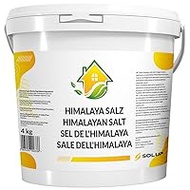 SOLUP Himalaya Salz 4Kg I Rosa Himalaya I Rosa Natursalz I Himalayan Pink Salt I Himalaya-salz