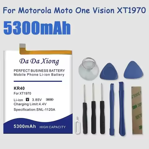 EB20 KR40 EY30 BF5X FX30 HG30 GK40 Battery For Motorola Moto One Vision G5S G4 E4 Play Plus XT1970 S
