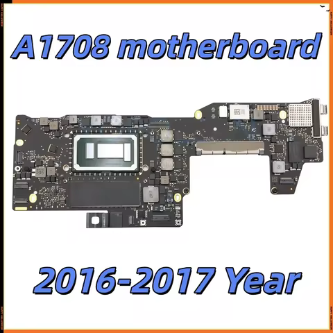 Suitable for A1708 Macbook Pro Motherboard 13 Inch A1708 Logic Board I5 I7 8GB 16GB 2016 2017 Year