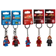 keychain hook lego LEGO Keychain Keychain Minifigure Marvel Super Hero Iron Man Spider-Man