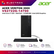 Acer Veriton 2000 VS2722G-14700 Desktop PC ( i7-14700 8GB 512GB SSD Intel W11 )