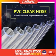 DIAMOND [1/2 Meter] PVC Clear Hose Pipe Kecik Transparent Water Hose Oil Paip Air Aquarium