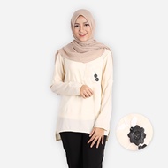Victoria Basic Blouse (beige)