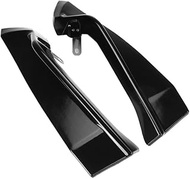 Rear Bumper Aprons Compatible with Subaru BRZ STi TS Style Car Rear Side Bumper Lip Aprons Diffuser 