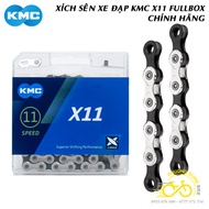 Xích sên xe đạp KMC X11  118L 11 Speed - Fullbox Chính Hãng