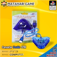 USB Converter 2 Slot Stick PS2 to PS3/PC LAPTOP PS2 Controller PS3 Controller PC Controller