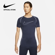 Nike Dri-FIT Men's Pro Tight Fit Short-Sleeve Top - Obsidian