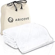 Aricove Cooling Weighted Blanket for Adults, 20lbs, Queen/King Size, 80x87 inches, Silky Soft Bamboo