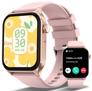 PEJE smartwatch การทําการโทรและโทรด้วยเสียง 1.83 หน้าจอสัมผัสเต็มรูปแบบ 24H Health Monitor 100+ โหมด