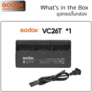Godox Charger VC26 VC26T - For Battery VB26 VB30 WB100 V1 V1Pro V100 V860III AD100Pro MF-R76 etc / G