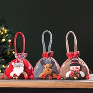 Christmas Apple Bag Drawstring Bag Xmas Eve Gift Box Goodie Bag
