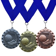 7cm Zinc Alloy High Quality Football/Soccer Medal 1st/2nd/3rd Club or School Athletic Meet Commendat