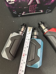 (Big Smoke Playing) 120W Kotak Mod Vape  Elektronik Kit Dapat Disesuaikan Baterai 2200Mah 3Ml Tangki Vaporizer Vapes Cocok 510 Benang Rda Kayfun X Rta  Vape Electronic cigarette quit smoking equipment (FULL SET) 电子烟 vipe vaper smoking vape