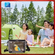 Oxford Cloth Transparent Small Animal Carrier Bag Portable Hamster Bunny Travel Storage with Zipper 