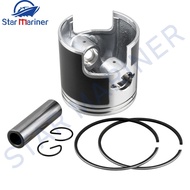 12110-94400 Piston Kit 12140-94400 Piston Ring (STD:79MM) For Suzuki Outboard Motor DT40 DT40C 12110