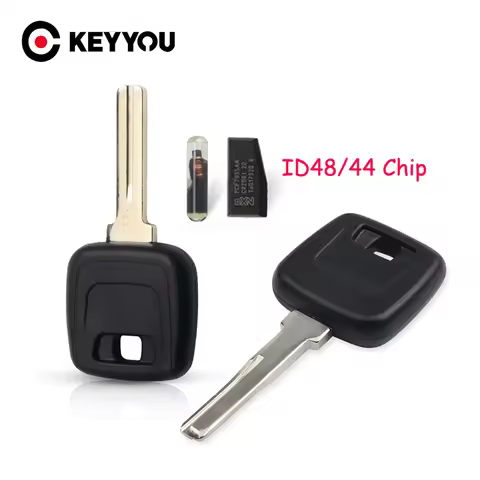 KEYYOU Car Key Shell Case Cover Housing Case For Volvo S40 V40 D30 S60 S80 XC90 XC60 With ID48/ID44 