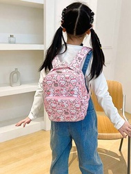 Nueva Mochila Para Niñas Con Diseño De Unicornio Lindo Y Caricaturesco Con Orejas De Conejo Para Niños Pequeños Y Preescolares, Bolsa De Hombro De Nylon Ligero