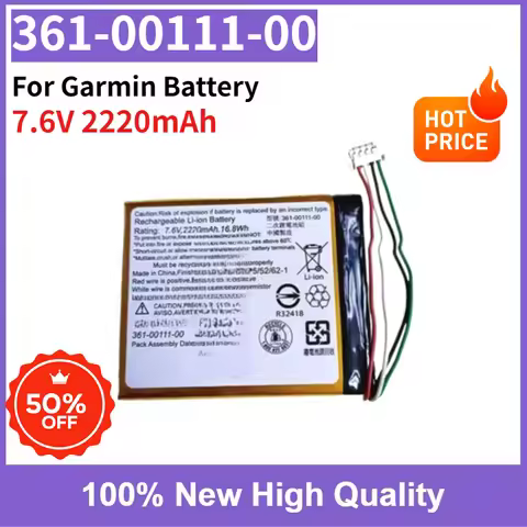 High Quality 100% New 361-00111-00 7.6V 2220mAh Rechargeable Li-ion Battery for Garmin Battery Fast 